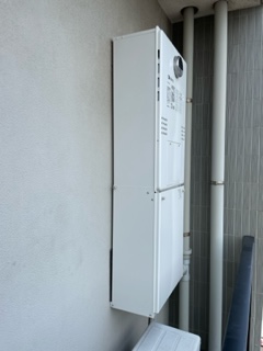 千葉県船橋市 S様 都市ガス ノーリツエコジョーズ 	GTH-C2460AW3H-1 BL 24号（フルオート）給湯暖房給湯器 交換工事 交換後