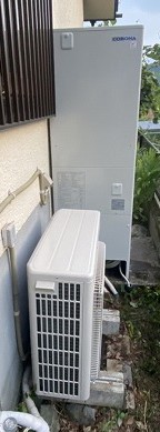 神奈川県相模原市緑区 S様 コロナエコキュート CHP-37AY5 角型 370L フルオート (高圧力型) 交換工事 交換後