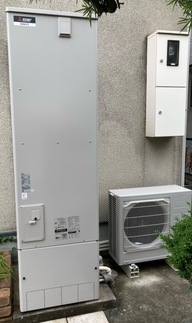 兵庫県西宮市 K様 三菱電機エコキュート SRT-C465 460L角型エコオート 交換工事 交換後