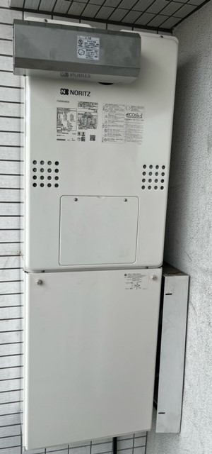 東京都足立区 I様 都市ガス ノーリツエコジョーズ  GTH-C2460AW3H-1 BL 24号（フルオート）給湯暖房給湯器 交換工事 交換後
