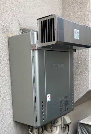 兵庫県高砂市 H様 都市ガス ノーリツエコジョーズ GT-C2462SAWX-2 BL  24号オート追焚付給湯器交換工事 交換後