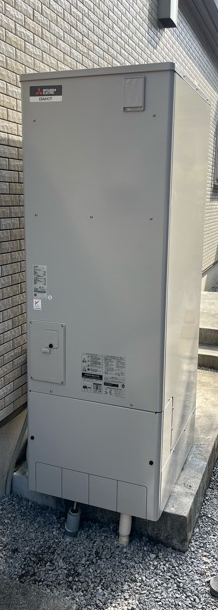 東京都多摩市 K様 三菱電機エコキュート SRT-S375U 370L 角型フルオート/ハイパワー給湯 交換工事 交換後