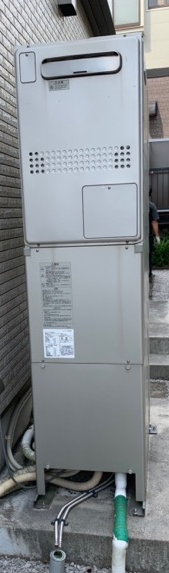 東京都多摩市 K様 三菱電機エコキュート SRT-S375U 370L 角型フルオート/ハイパワー給湯 交換工事 交換前