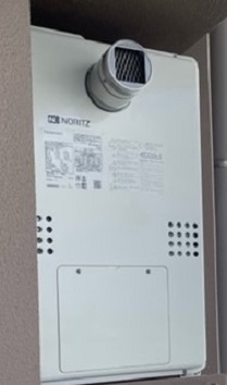 神奈川県相模原市緑区 K様 都市ガス ノーリツエコジョーズ GTH-C2460SAW3H-T-1 BL 24号シンプル（オート）給湯暖房給湯器（エコジョーズ） 交換工事 交換後