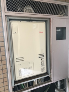 神奈川県川崎市多摩区 A様 都市ガス リンナイ給湯器 RUFH-A2400AU2-3 24号フルオート給湯暖房給湯器 交換工事 交換後
