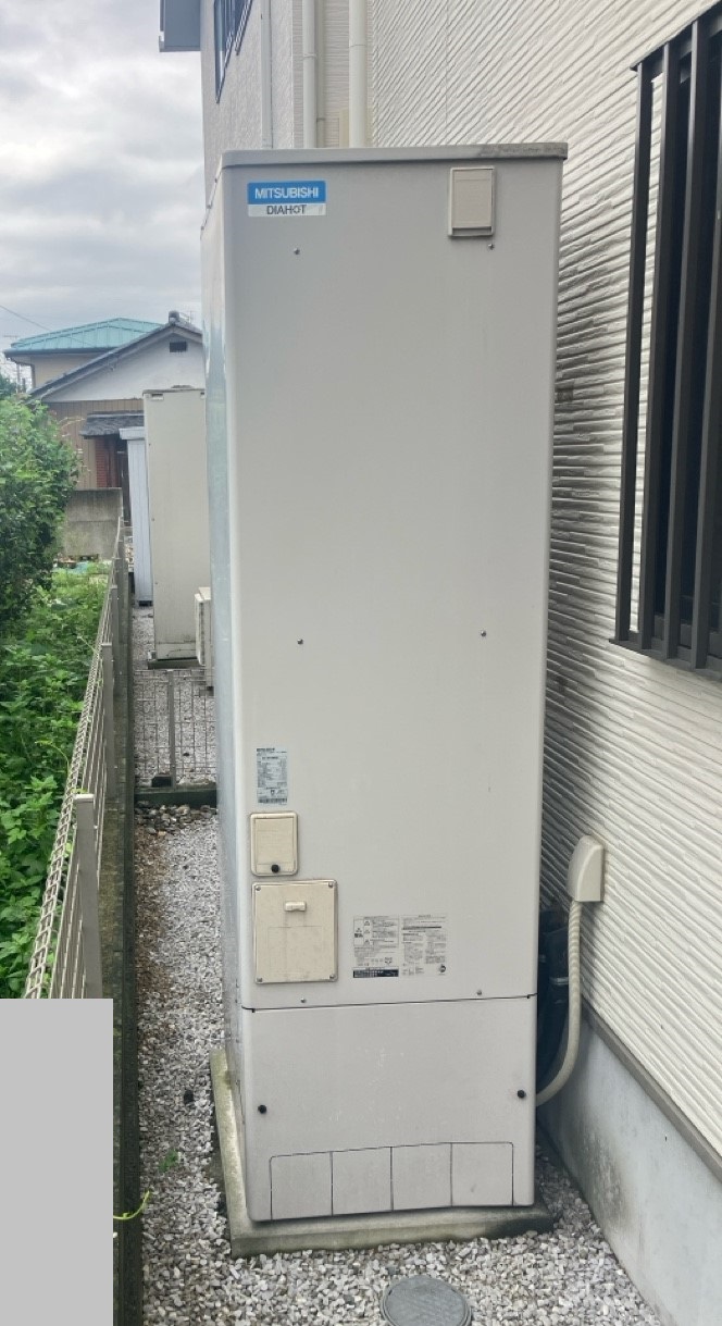 群馬県伊勢崎市 T様 三菱電機エコキュート SRT-S376UA　370L角型フルオート 交換工事 交換前