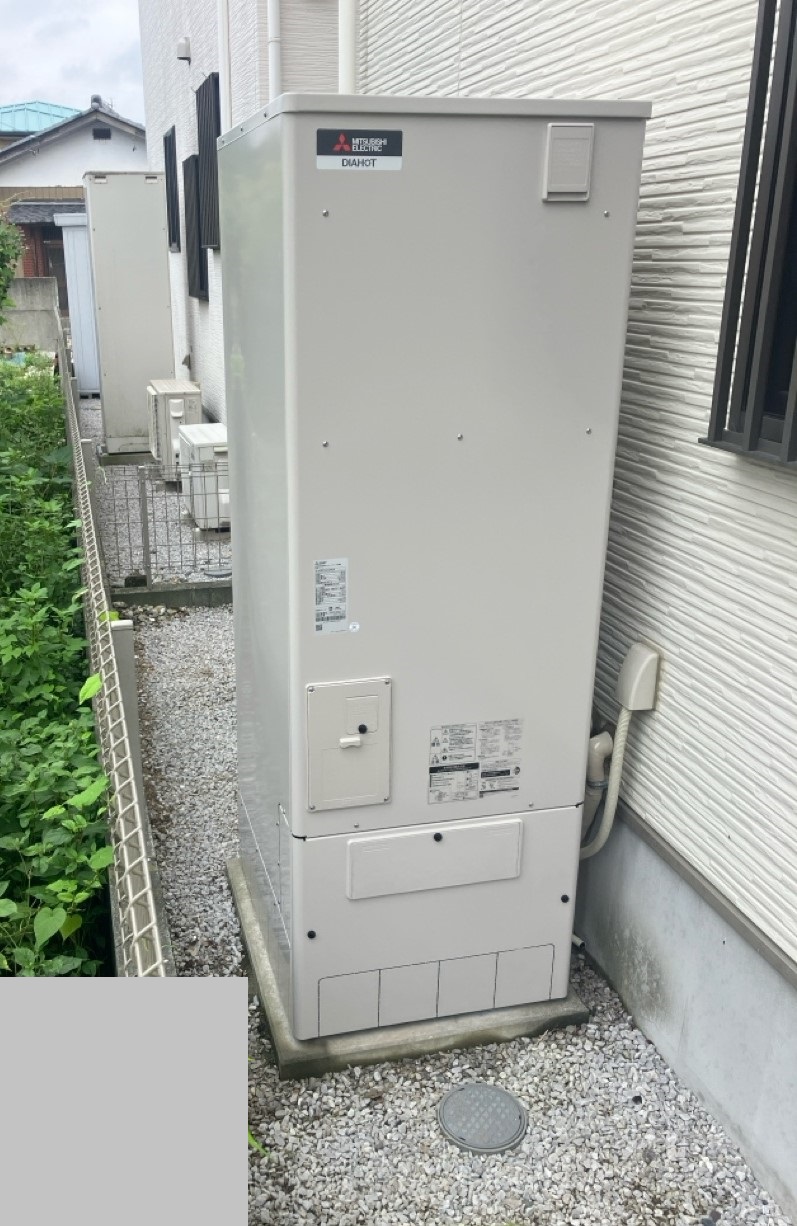 群馬県伊勢崎市 T様 三菱電機エコキュート SRT-S376UA　370L角型フルオート 交換工事 交換後