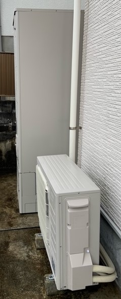 岐阜県岐阜市  N様 三菱電機エコキュート SRT-W465 460L角型フルオート 交換工事 交換後