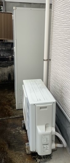 岐阜県岐阜市  N様 三菱電機エコキュート SRT-W465 460L角型フルオート 交換工事 交換前