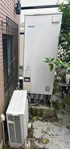 東京都八王子市 Y様 ダイキンエコキュートEQX46YFV 460L角型フルオート 交換工事 交換前