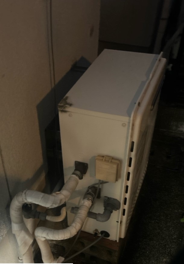 大阪府和泉市 Y様 LPガス ノーリツエコジョーズ GT-C2472SAR BL 24号スタンダード オート追焚付給湯器 交換工事 交換前