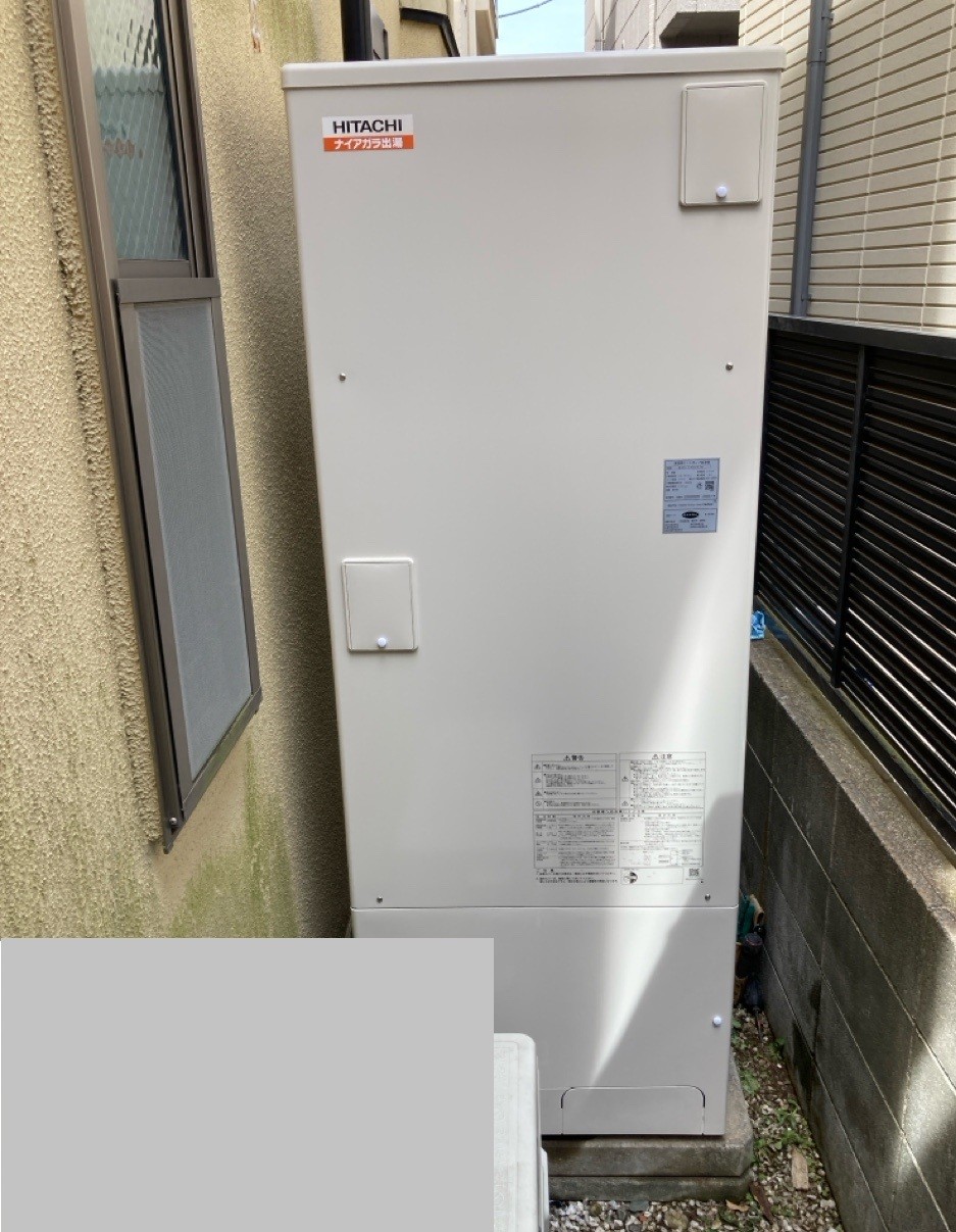 東京都新宿区 N様 日立エコキュート BHP-FV37WD 370L角型フルオート 交換工事 交換後