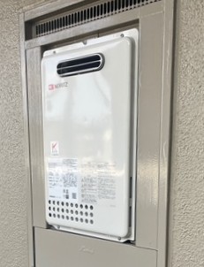 兵庫県姫路市 C様 都市ガス ノーリツ給湯器 GQ-1626AWX-DX BL 16号高温水供給式給湯器 交換工事 交換後