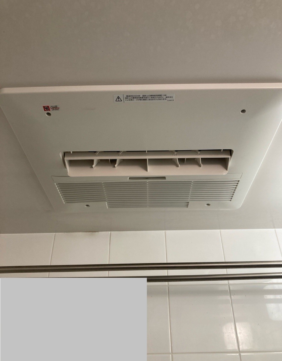千葉県松戸市 M様 ノーリツ 温水式浴室暖房換気乾燥機（天井カセット形・標準タイプ） BDV-4106AUKNC-J2-BL 交換工事 交換後