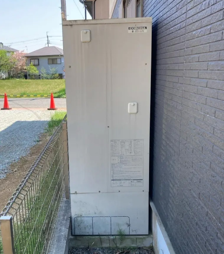 兵庫県丹波篠山 N様 コロナエコキュート CHP-37AZ1 角型 370L フルオート (高圧力型) 交換工事 交換前