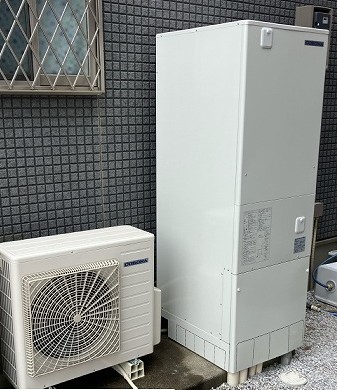埼玉県坂戸市  Y様 コロナエコキュート CHP-E37AZ1 370L角型フルオート 交換工事 交換後