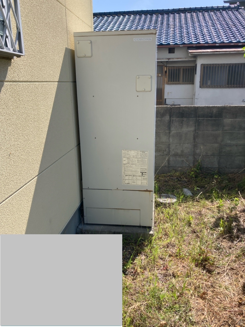大阪府泉佐野市  D様 ダイキンエコキュートEQX46YFV 460L角型フルオート 交換工事 交換前