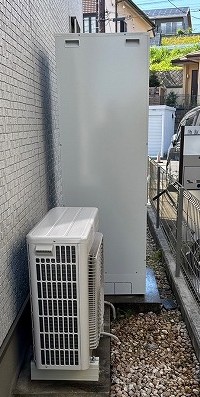 千葉県木更津市  Y様 コロナエコキュート CHP-E37AZ1 370L角型フルオート 交換工事 交換後