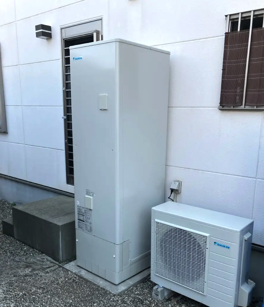 岐阜県本巣郡北方町 H様 ダイキンエコキュートEQX46YFV 460L角型フルオート 交換工事 交換後