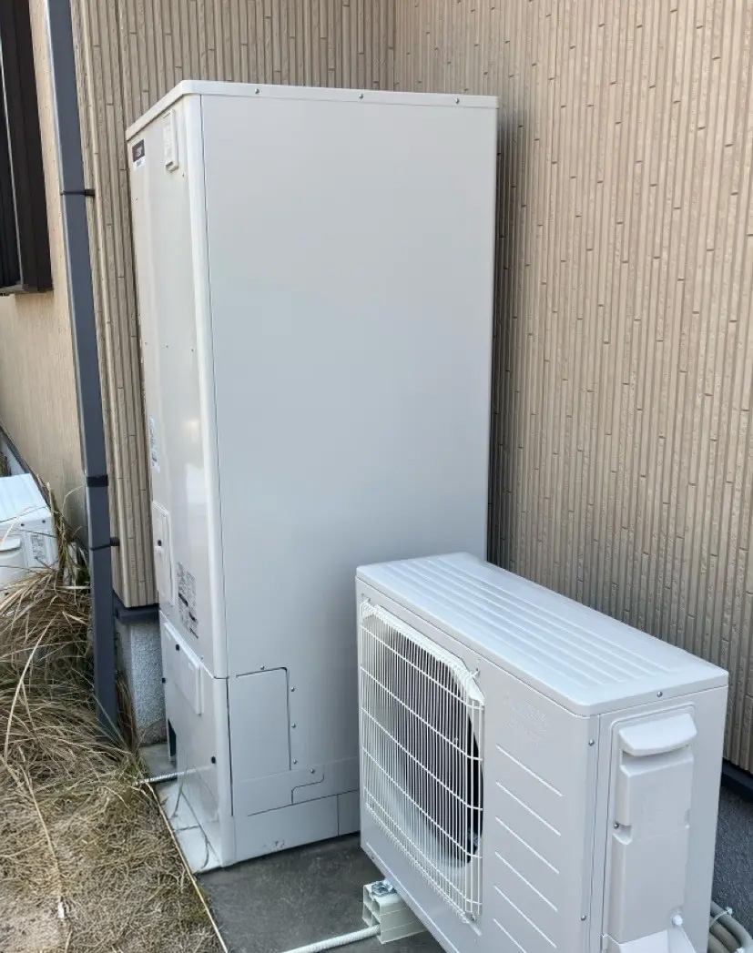 福岡県福津市 F様 三菱電機エコキュート SRT-S376 370L角型フルオート 交換工事 交換後
