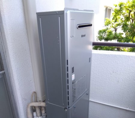 東京都練馬区 Y様リンナイ   RUH-E1613W2-1(A)  16号給湯暖房熱源機（エコジョーズ） 交換工事 交換後