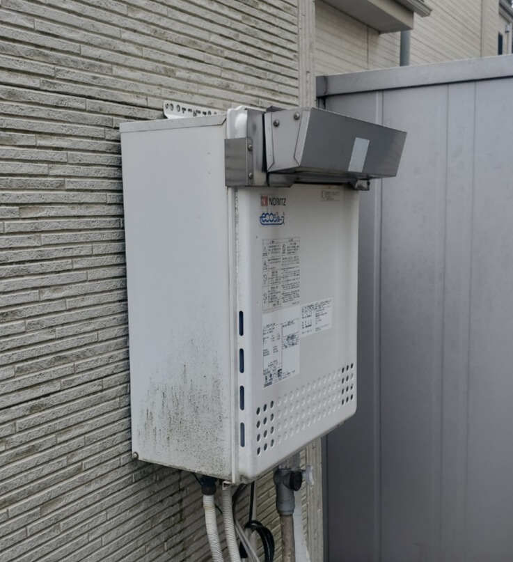 さいたま市見沼区 N様 ノーリツ GT-C2072SAW BL 20号オート追焚付給湯器（エコジョーズ） 交換工事 交換前