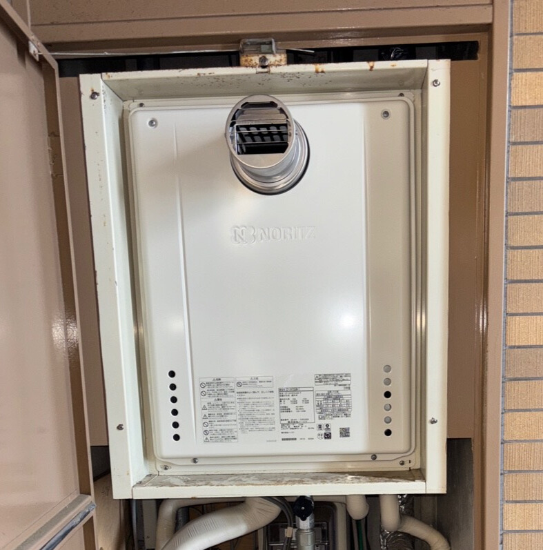 兵庫県加古川市 O様 ノーリツ給湯器 GT-2470SAW-T BL 交換工事 交換後