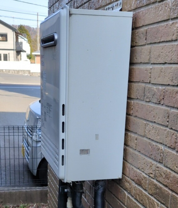 神奈川県厚木市 H様 パロマ FH-E2422SAWL 24号オート追焚付給湯器（エコジョーズ） 交換工事 交換前