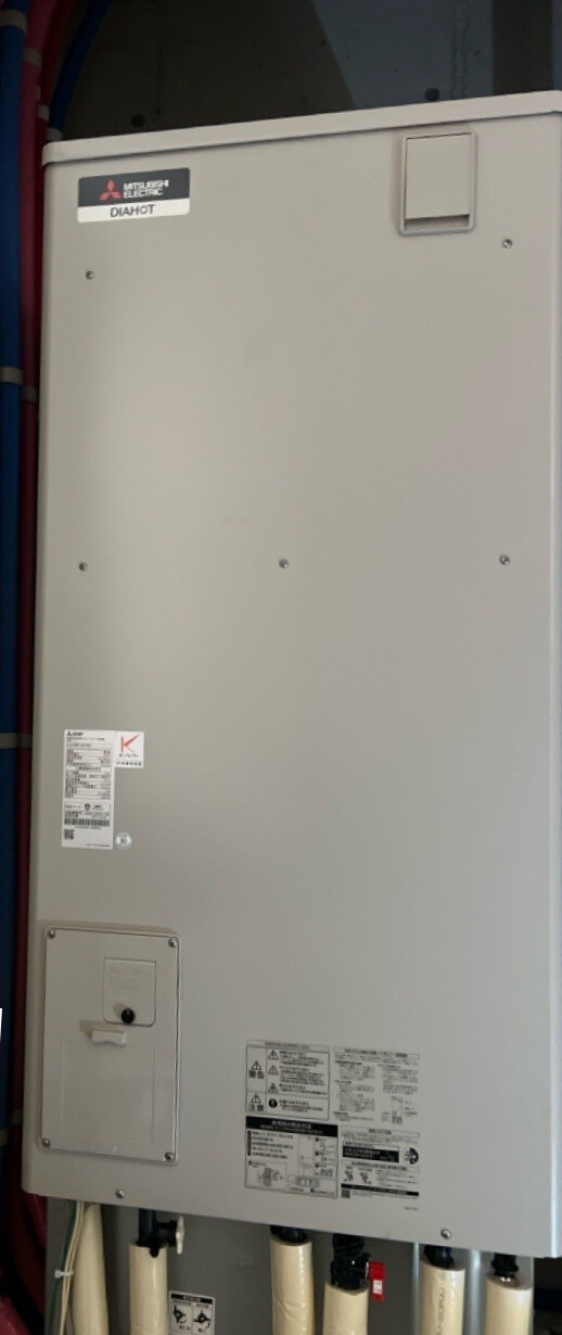 大阪府豊中市 N様 三菱電機 エコキュートSRT-S376 角型フルオート 高圧力型180kPa  交換工事 交換後