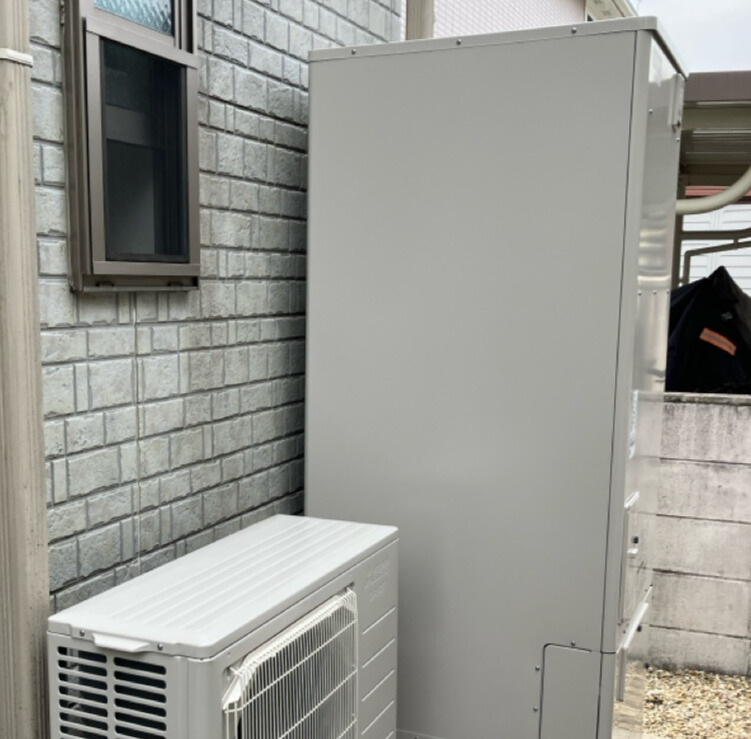 愛知県春日井市 M様 三菱電機 エコキュート SRT-S376 角型/フルオート/高圧力型180kPa 交換工事 交換後