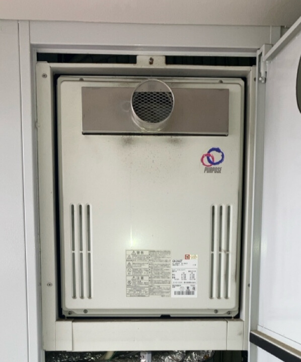 大阪府東大阪市 S様 ノーリツ GT-2470AW-T BL 24号フルオート追焚付給湯器 交換工事 交換前