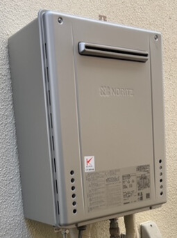 千葉県市川市 S様 ノーリツ GT-C1672AW BL 16号フルオート追焚付給湯器（エコジョーズ） 交換工事 交換後