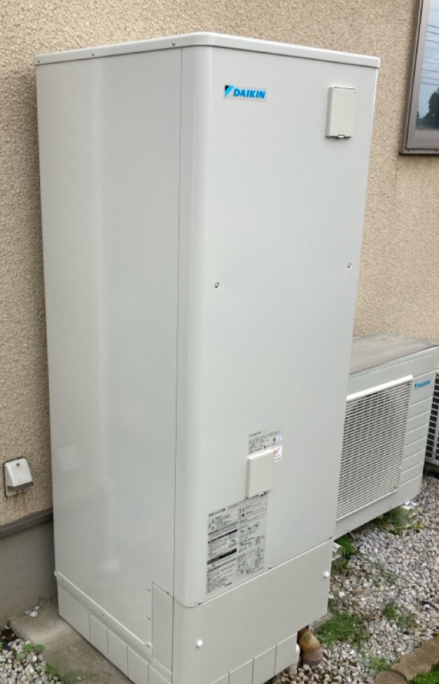 埼玉県所沢市 H様 ダイキン エコキュート EQ37LFV 角型/フルオート/パワフル高圧330kPa/おゆぴかUV 交換工事 交換後
