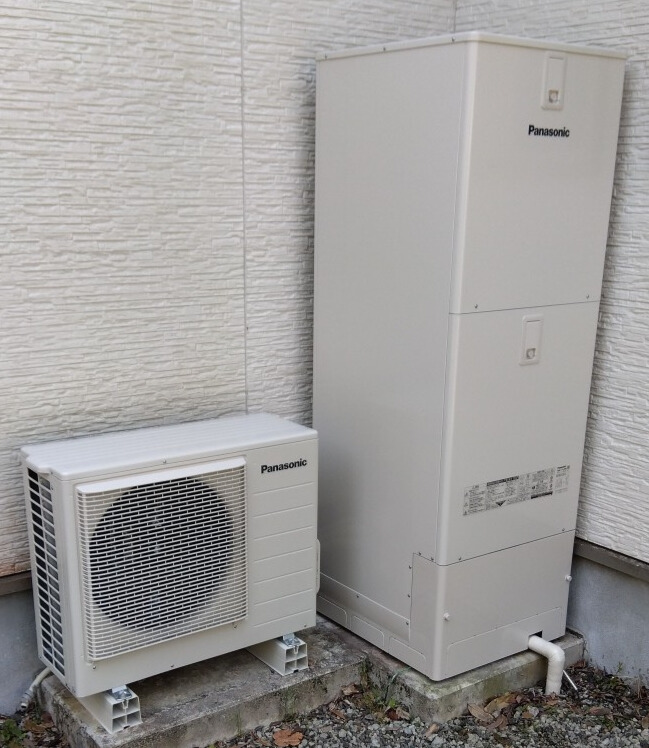 横浜市都筑区 Y様 パナソニック エコキュート HE-S37LQS 角型/フルオート/高圧力型220kPa 交換工事 交換後