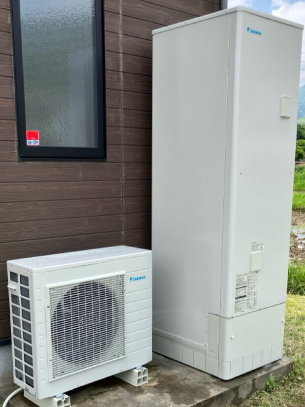 福岡県北九州市 M様  ダイキン エコキュート EQX46YFV 角型/フルオート/パワフル高圧330kPa/おゆぴかUV 交換工事 交換後