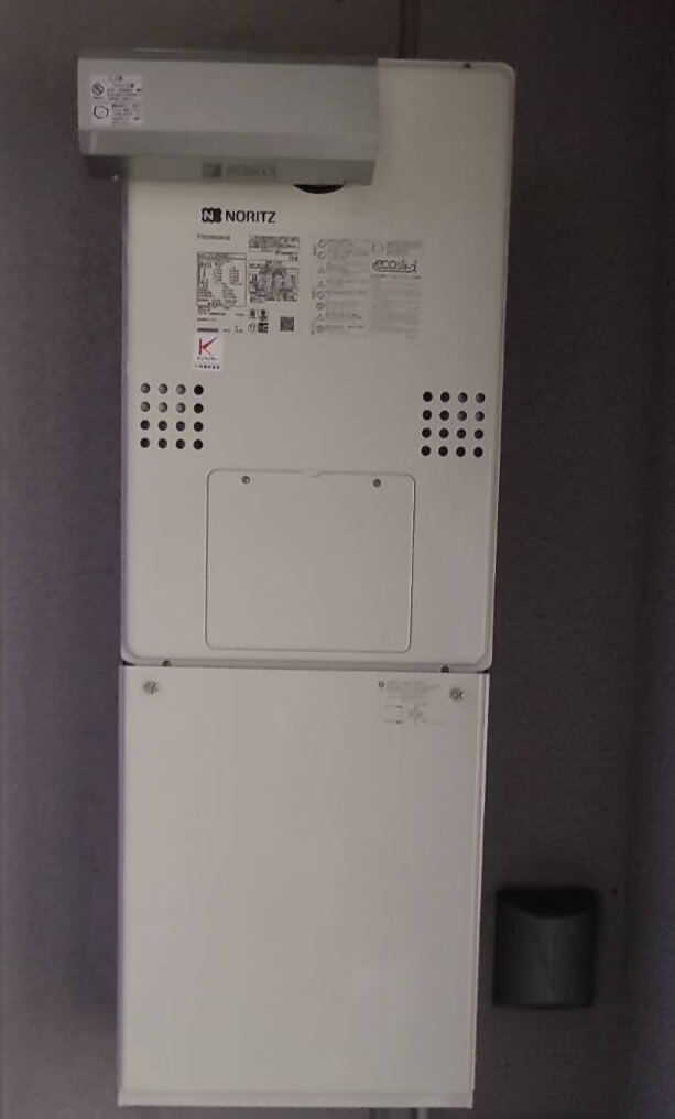東京都品川区 N様 ノーリツ GTH-C2460AW3H-L-1 BL 24号スタンダード（フルオート）給湯暖房給湯器（エコジョーズ） 交換工事 交換後