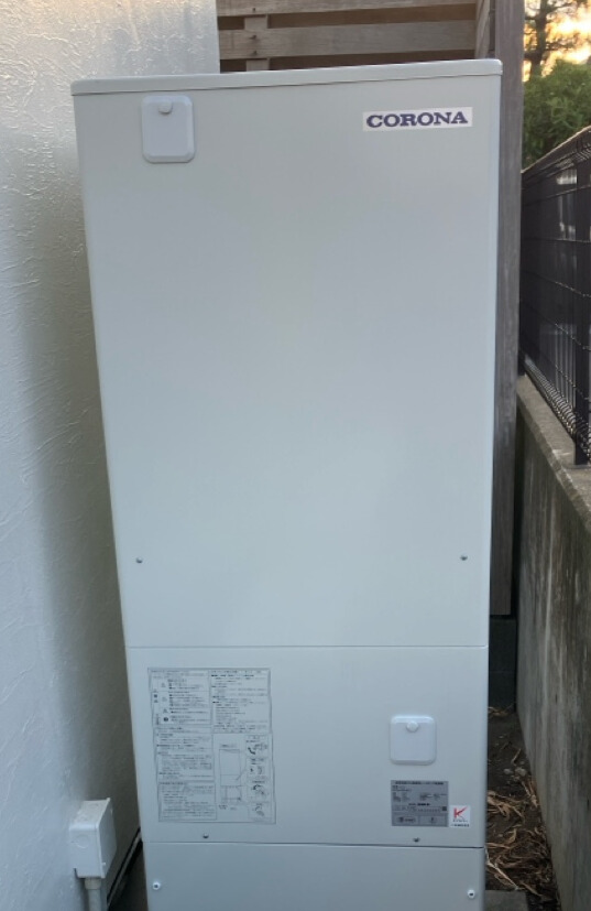 平塚市 T様 コロナ エコキュート CHP-37AZ1 角型/フルオート/高圧力型190kPa 交換工事 交換後