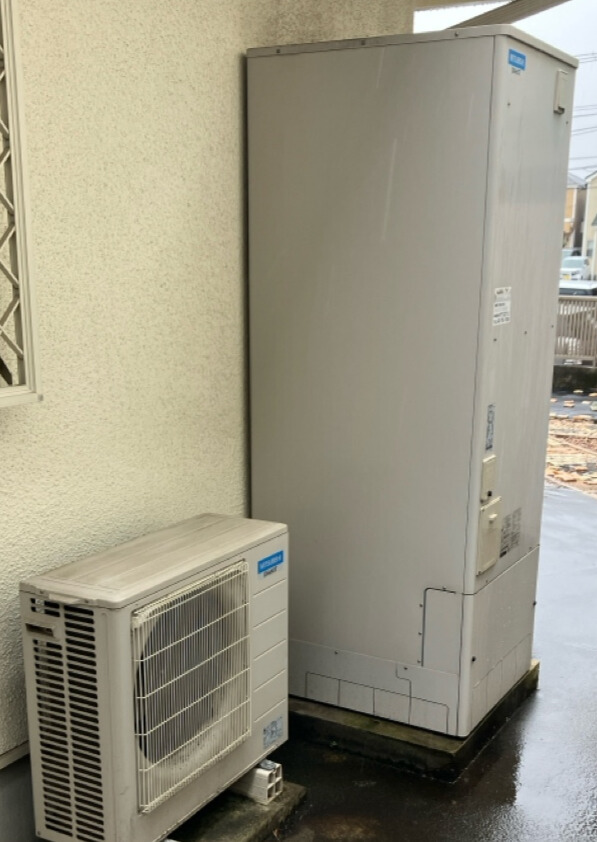 神奈川県大和市 I様  三菱電機 エコキュート SRT-S556 交換工事 交換前