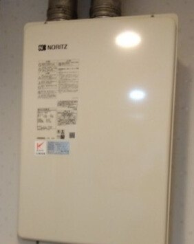 東京都中央区 H様 ノーリツ GT-2470AW-SFF BL 24号フルオート追焚付給湯器 交換工事 交換後