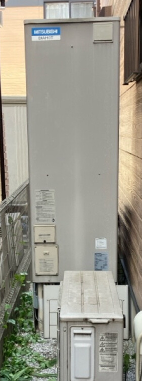 野田市 T様 ダイキン エコキュート EQX37ZFV 角型/フルオート/パワフル高圧330kPa/おゆぴかUV 交換工事 交換前