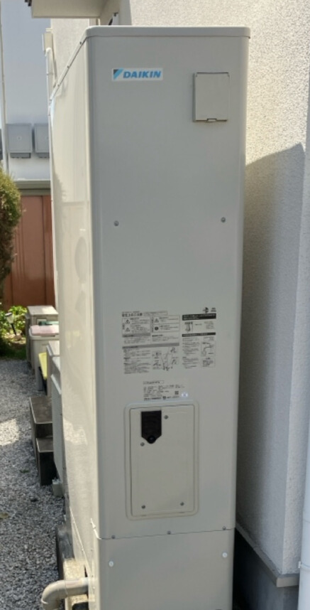 羽村市 Y様 ダイキン エコキュート EQ37XFTV 薄型/フルオート/パワフル高圧330kPa 交換工事 交換後