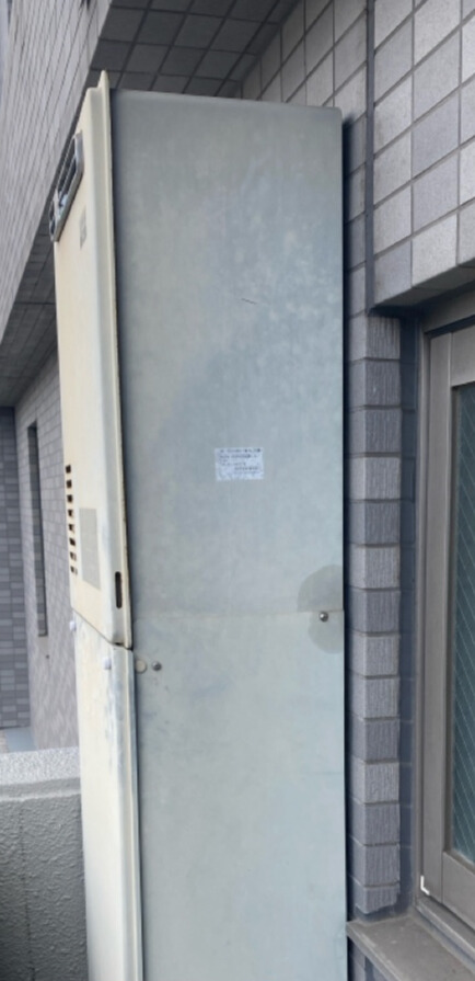 名古屋市 W様 リンナイ RVD-E2405SAW2-3(C) 24号オート給湯暖房給湯器 エコジョーズ 交換工事 交換前