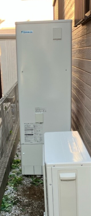 野田市 T様 ダイキン エコキュート EQX37ZFV 角型/フルオート/パワフル高圧330kPa/おゆぴかUV 交換工事 交換後