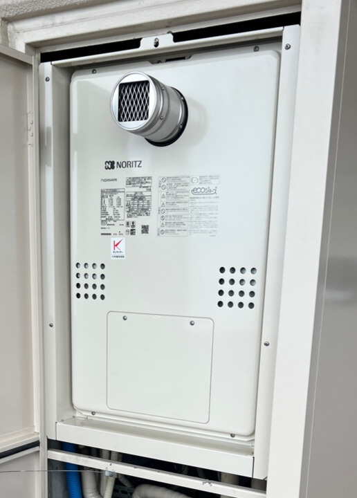 大阪市住之江区 Y様 ノーリツ エコジョーズ GTH-CP2460AW3H-T-1 24号フルオート給湯暖房機 交換工事 交換後