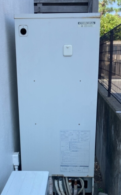 平塚市 T様 コロナ エコキュート CHP-37AZ1 角型/フルオート/高圧力型190kPa 交換工事 交換前