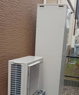 福井市 M様 パナソニック エコキュート HE-S46LQS 角型/フルオート/高圧力型220kPa 交換工事 交換後