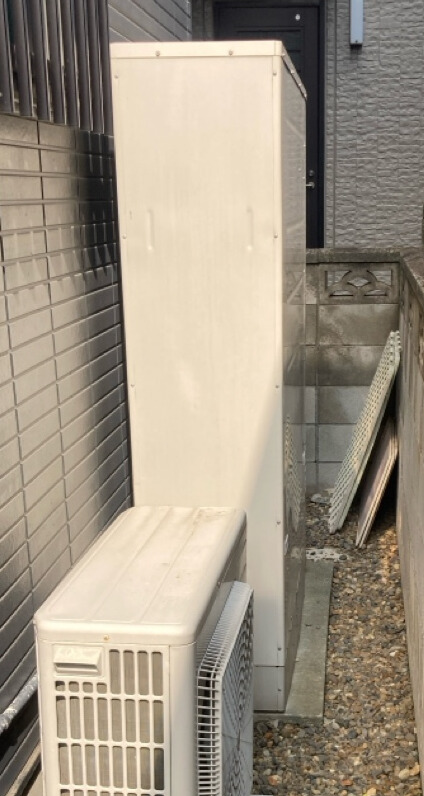 大阪市港区 K様 ノーリツ 給湯器 GT-1653SAWX-T-4 16号オートタイプ 交換工事 交換前