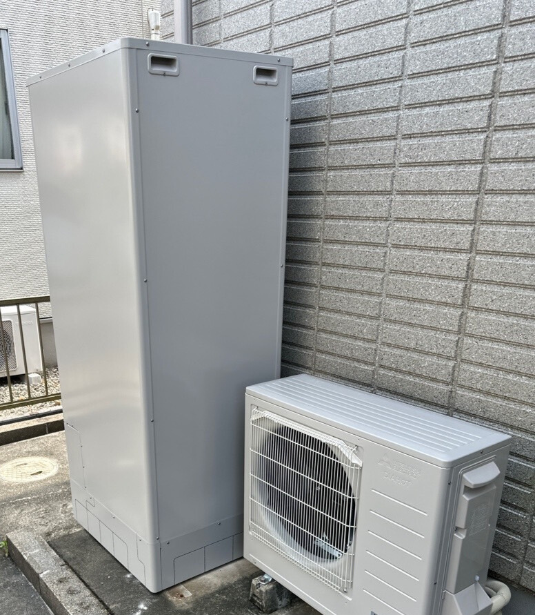 岐阜県関市 Y様 三菱電機 エコキュート SRT-S377 角型/フルオート/高圧力型180kPa 交換工事 交換後