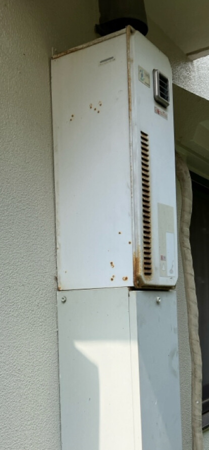 川崎市 O様 パロマ 給湯器 FH-SE1614SAWL 16号オートタイプ（エコジョーズ）交換工事 交換前