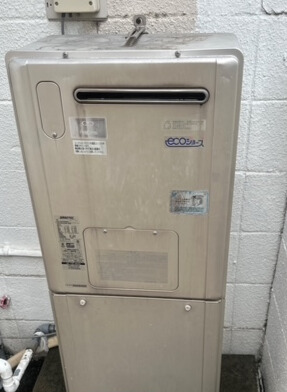 大阪市旭区 H様 リンナイ エコジョーズ RVD-E2405SAW2-1 給湯暖房給湯器 交換工事 交換前